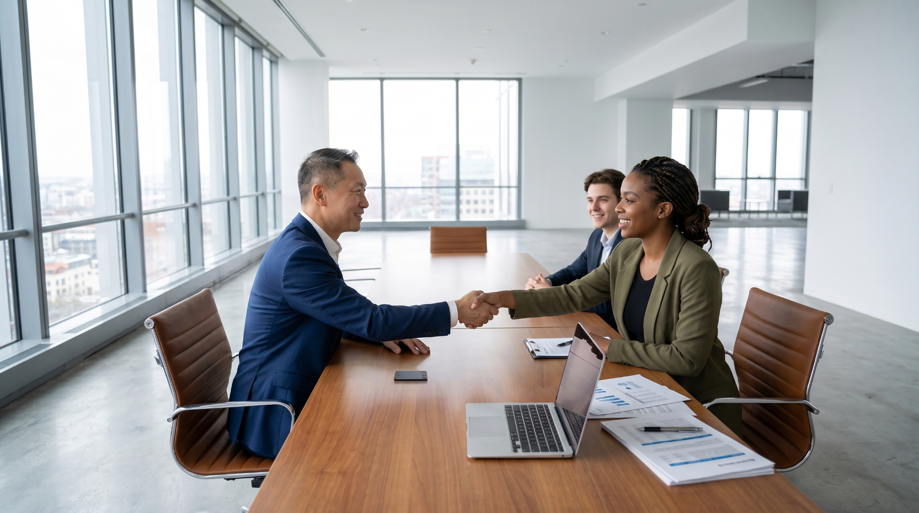 AI Assistant business meeting